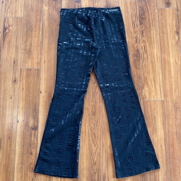 Y2K XOXO Flared Pants - Picture 7 of 9